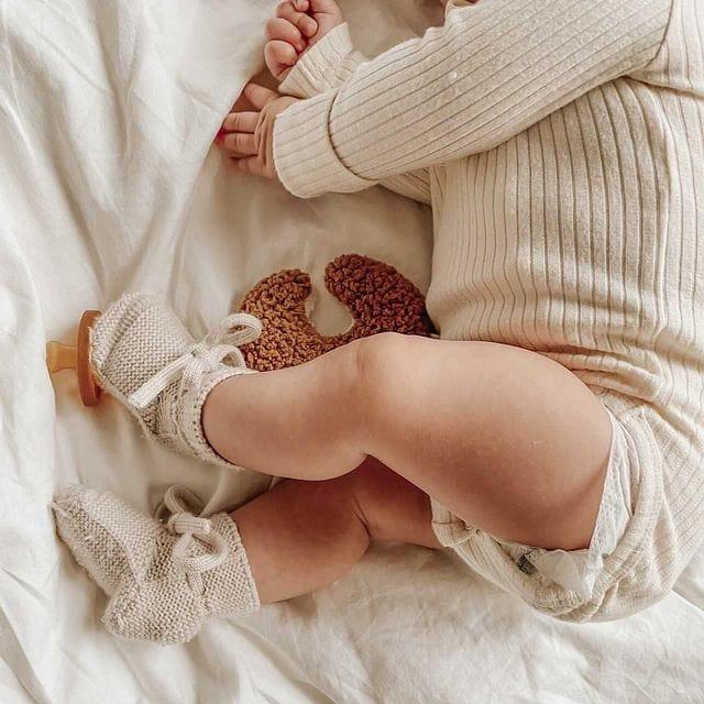 Hvid baby clearance booties