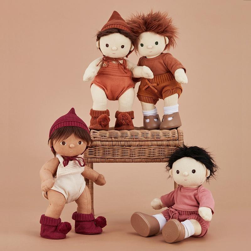 Olli Ella Dinkum Doll Knit Set, Plum | Hello Little Birdie