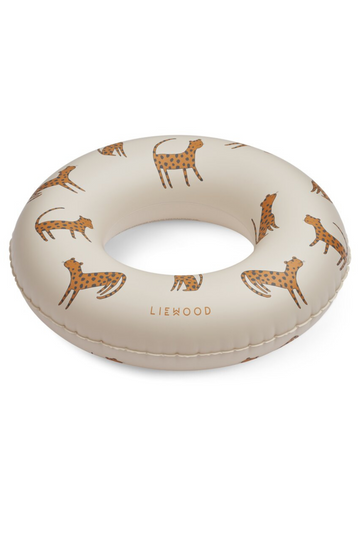 Liewood Baloo Printed Swim Ring, Leopard Sandy