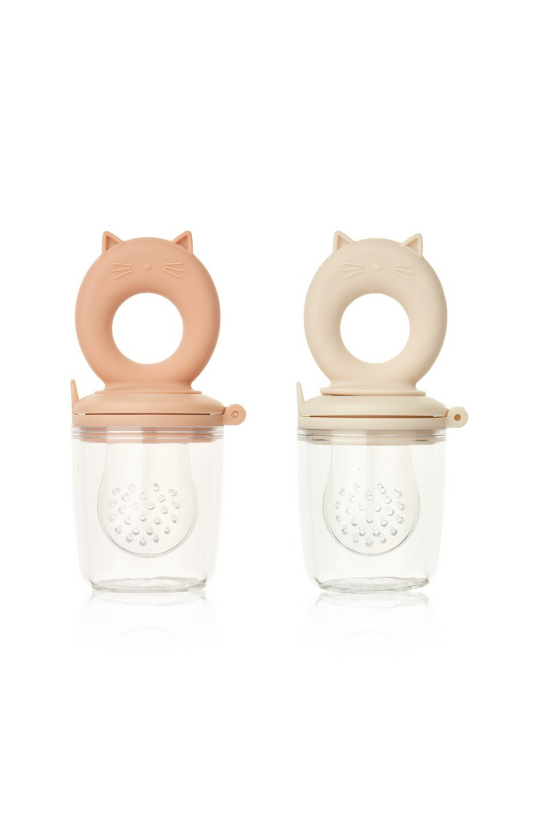 Liewood Miranda Cat Food Feeder 2-Pack, Tuscany rose & Apple blossom