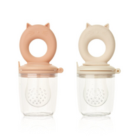 Liewood Miranda Cat Food Feeder 2-Pack, Tuscany rose & Apple blossom