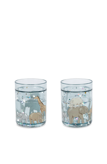 Konges Slojd Two Pack Glitter Cups, Safari