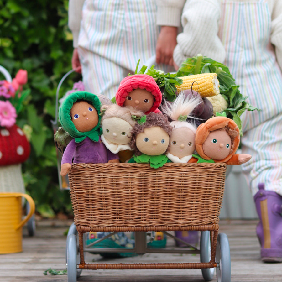 Olli Ella Happy Harvest Dinky Dinkum Doll, Perry Pumpkin